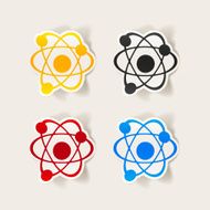 realistic design element atom N94