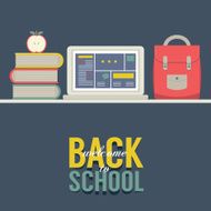 Back to School Concept Vector Illustration N38