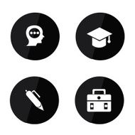 Education icons vector N11