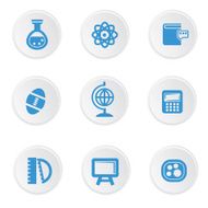 Science icons on white background N2