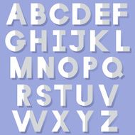 Paper alphabet N25