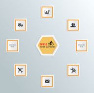 Infographics business template