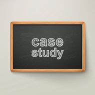 case study on blackboard in wooden