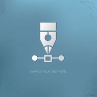 Vector drawing symbol vector