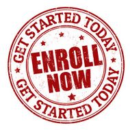 Enroll now stamp N3
