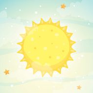 The Sun in the sky