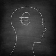 Thinking about money on Blackboard - Chalkboard