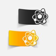 realistic design element atom N97