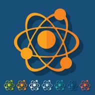 Flat design atom N11