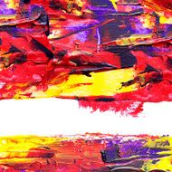 Abstract acrylic paint N5