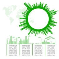 Go green concept Save world vector Illustration N23