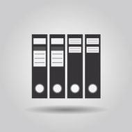 Office file folders icon
