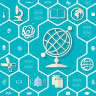 Education flat infographic N146