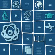 Education flat infographic N149