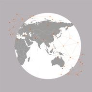 World globe Vector Illustration background for communication N5