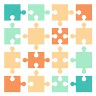 Jigsaw puzzle pieces - VECTOR N5