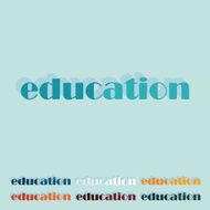 Flat design education N9