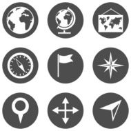 Vector Set of Geography Icons N9