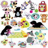 set with handmade crafts N2