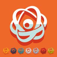 Flat design atom N20