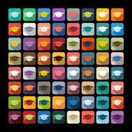 Flat design cap N22