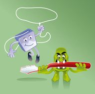 bacteria versus flossing