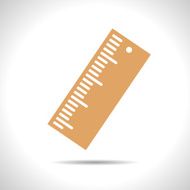Vector ruler icon Eps10 N9