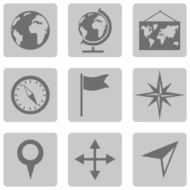 Vector Set of Geography Icons N10