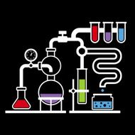 Chemistry Laboratory Infographic Set 3