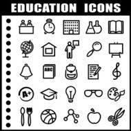 Education icons N223