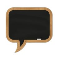 black rounded chalkboard