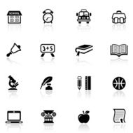 school icon set N26