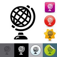 Desktop globe icon