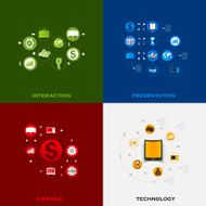Set of business icons N24