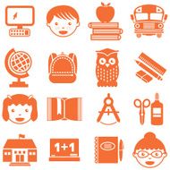 School &amp; Education - Icons Set N2
