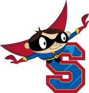 Mini Superhero Learning Letter S N116