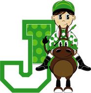 Little Jockey Learning Letter J N7