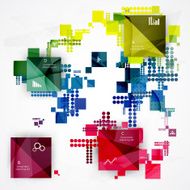 Business abstract infographic N4