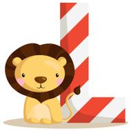 Alphabet L for Lion N2