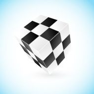 Colorful 3D cube N2