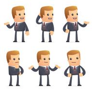 universal characters in different poses financial advisor N2