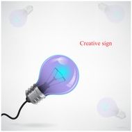 Creative light bulb Idea concept background N21