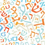 hebrew alphabet background