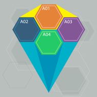 Hexagon Infographic Design