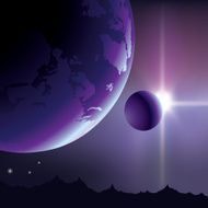 Earth in space