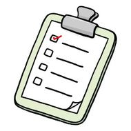 clipboard with check lists paper N2