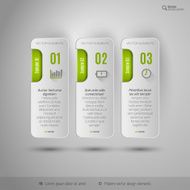 Modern tabs as design elements Business symbols N35