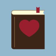 love heart book