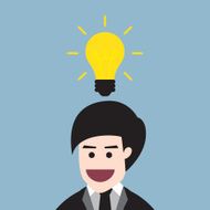businessman get idea