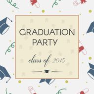 Graduation Celebrating Invitation or Postcard Background N2